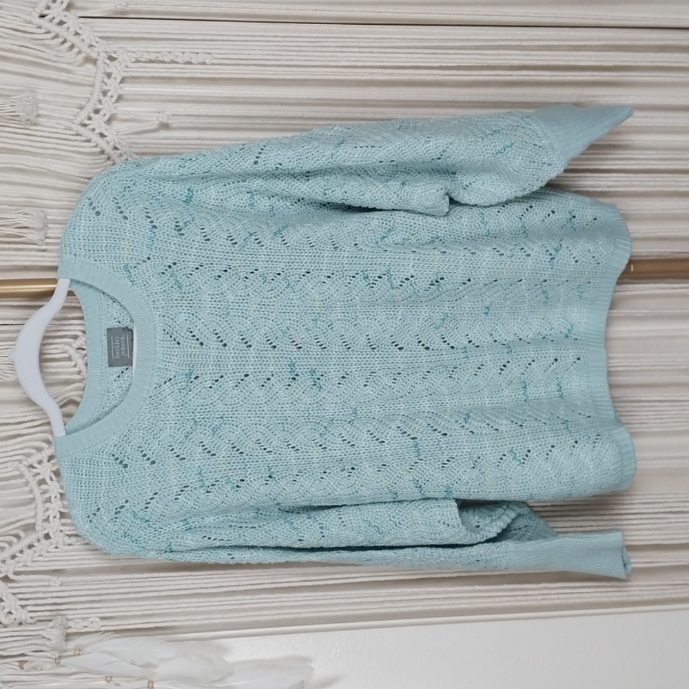SIZE LARGE PTP 27" BERKLEY JENSEN SWEATER